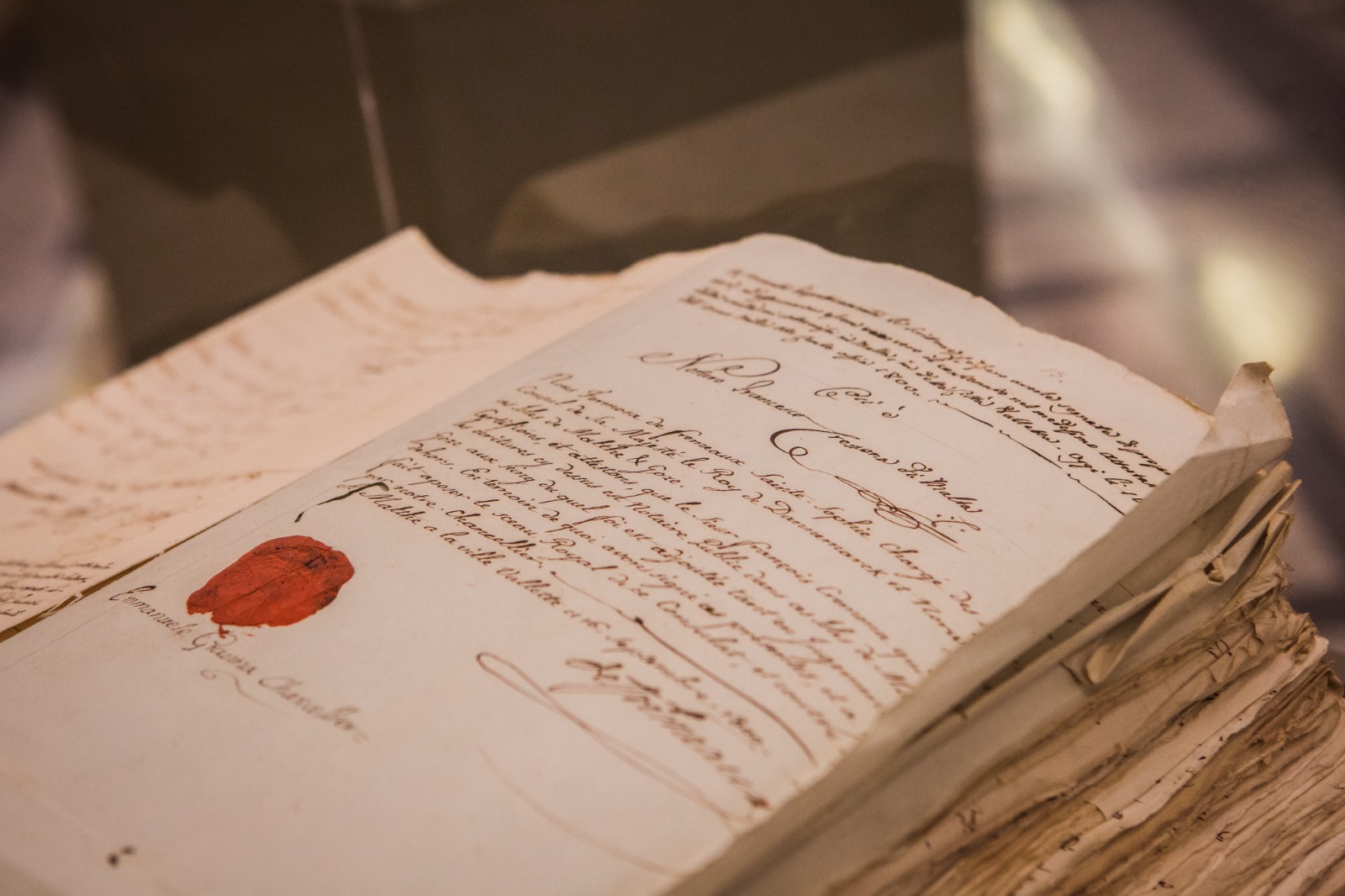 Historical manuscript from the Mdina Cathedral Archives