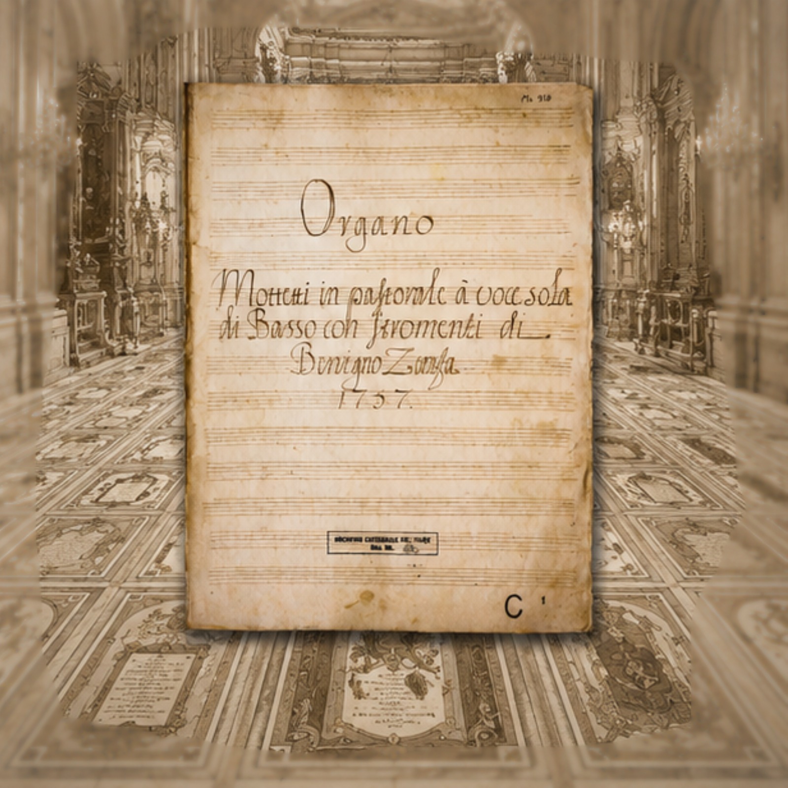 Handwritten musical score