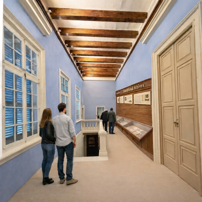 Interior of cathedral archive