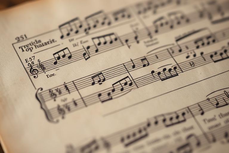 Handwritten musical score